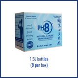 PH8 Natural Alkaline Water (1.5L Carton)