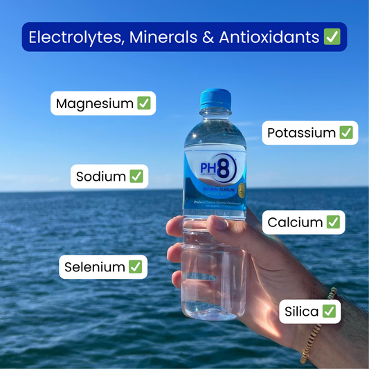 24 x 500ml Bottles PH8 Alkaline Water